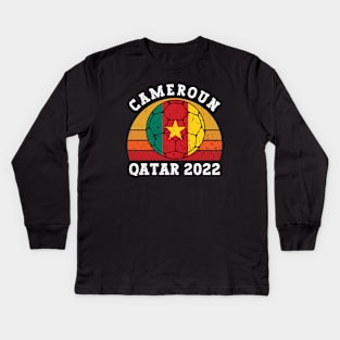 Cameroun Football Kids Long Sleeve T-Shirt